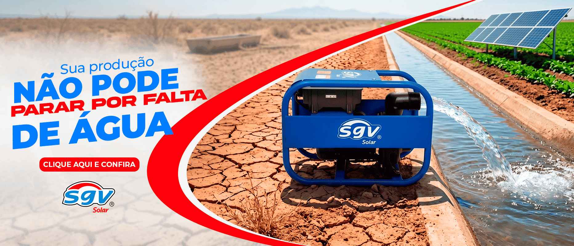 Sua produção não pode parar por falta de água! 