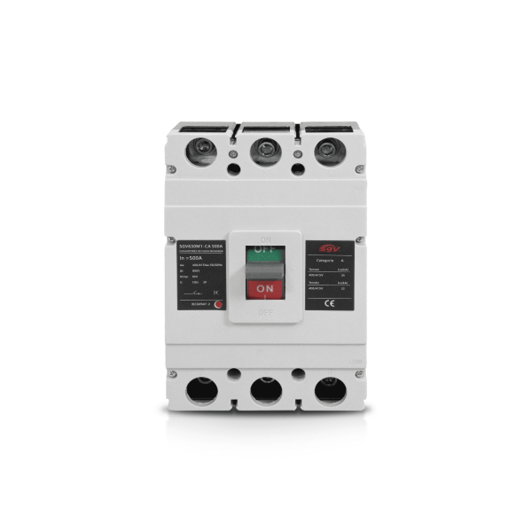 DISJUNTOR CAIXA MOLDADA TRIPOLAR SGV 400VCA 500A