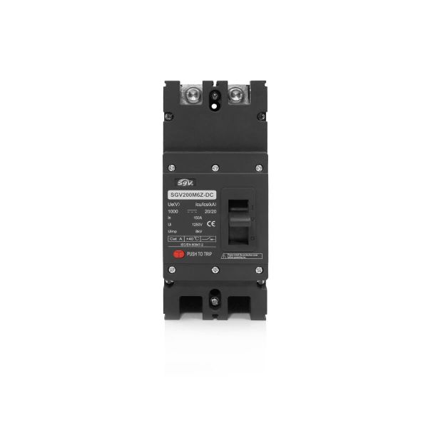 DISJUNTOR DC CAIXA MOLDADA BIPOLAR SGV 1000VCC 150A (SGV200M6Z-DC 150A)