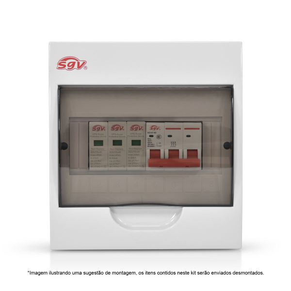 CONJ.  PARA MONTAGEM QUADRO ELÉTRICO STRINGBOX CA TRIFASICO SGV 50 A