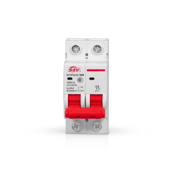 DISJUNTOR BIPOLAR 32 A CC 1000 V