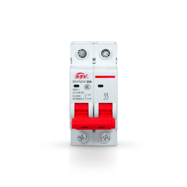 DISJUNTOR BIPOLAR 20 A CC 500 V