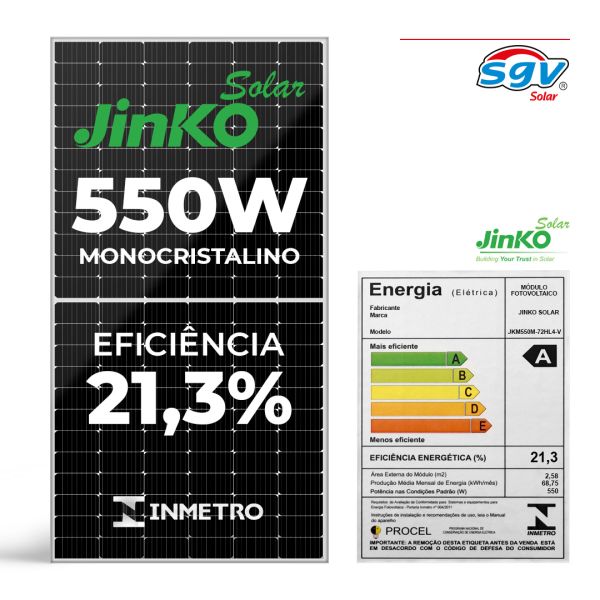 PAINEL JINKO 550 W
