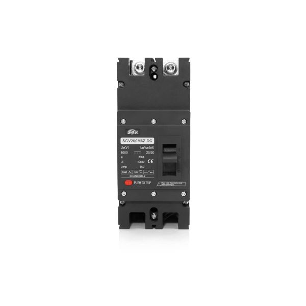 DISJUNTOR DC CAIXA MOLDADA BIPOLAR SGV 1000VCC 200A (SGV200M6Z-DC 200A)