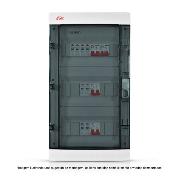 CONJ.  PARA MONTAGEM QUADRO ELÉTRICO STRINGBOX CC 4E 4S SGV