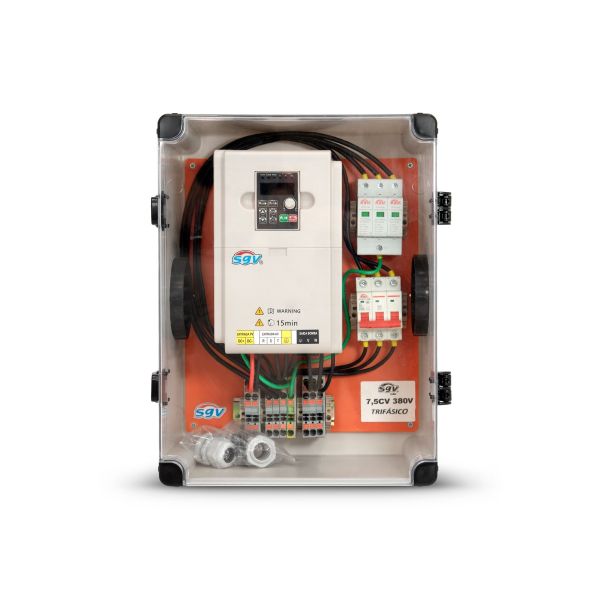 QUADRO ELÉTRICO PARA BOMBEAMENTO 10CV/7,5KW 380V 3PH