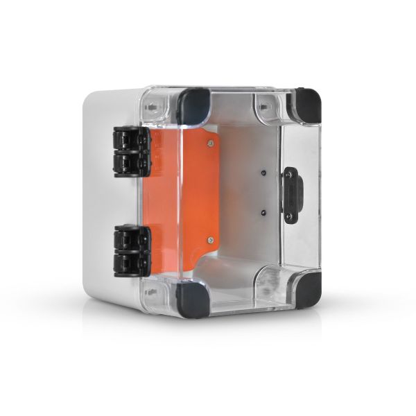 QUADRO ELÉTRICO CAIXA PLÁSTICA TAMPA TRANSPARENTE 16 x 12 x 13 CM IP66