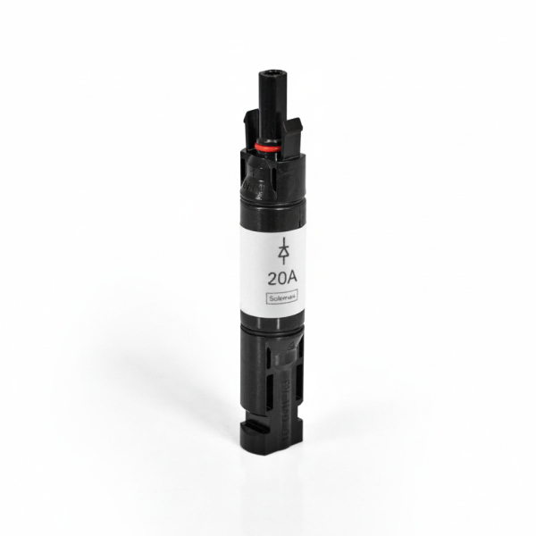 CONECTOR SOLAR MC4 COM DIODO 1000VDC 20A IP67