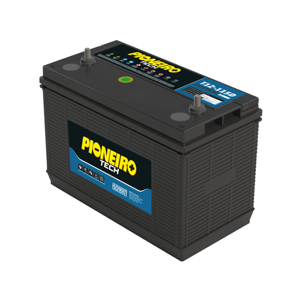 Bateria Estacionária Ventilada Pioneiro Tech T12-115D 12V 115Ah - DISPONÍVEL 5 DIAS APÓS A COMPRA