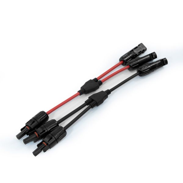 CONECTOR SOLAR MC4 DE DERIVAÇÃO Y 2-1, 1000 VCC 30A