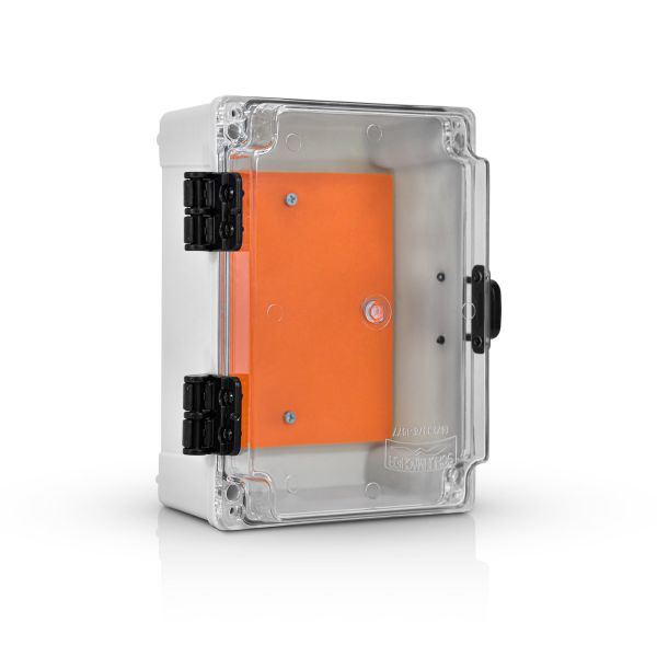 QUADRO ELÉTRICO CAIXA PLÁSTICA TAMPA TRANSPARENTE 20 x 14 x 9 cm IP65