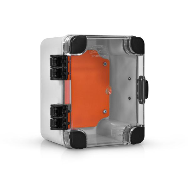 QUADRO ELÉTRICO CAIXA PLÁSTICA TAMPA TRANSPARENTE 16 x 12 x 10 CM IP66