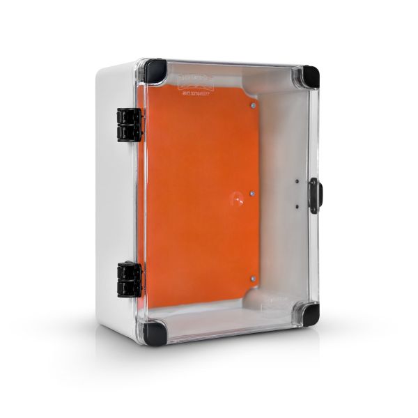 QUADRO ELÉTRICO CAIXA PLÁSTICA TAMPA TRANSPARENTE 31 X 23 X13 CM IP66