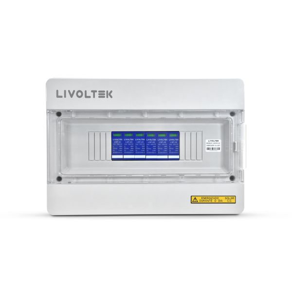 STRINGBOX CC LIVOLTEK 2E / 2S PROTEÇÃO SISTEMA SOLAR - 1000 V - 40 kA