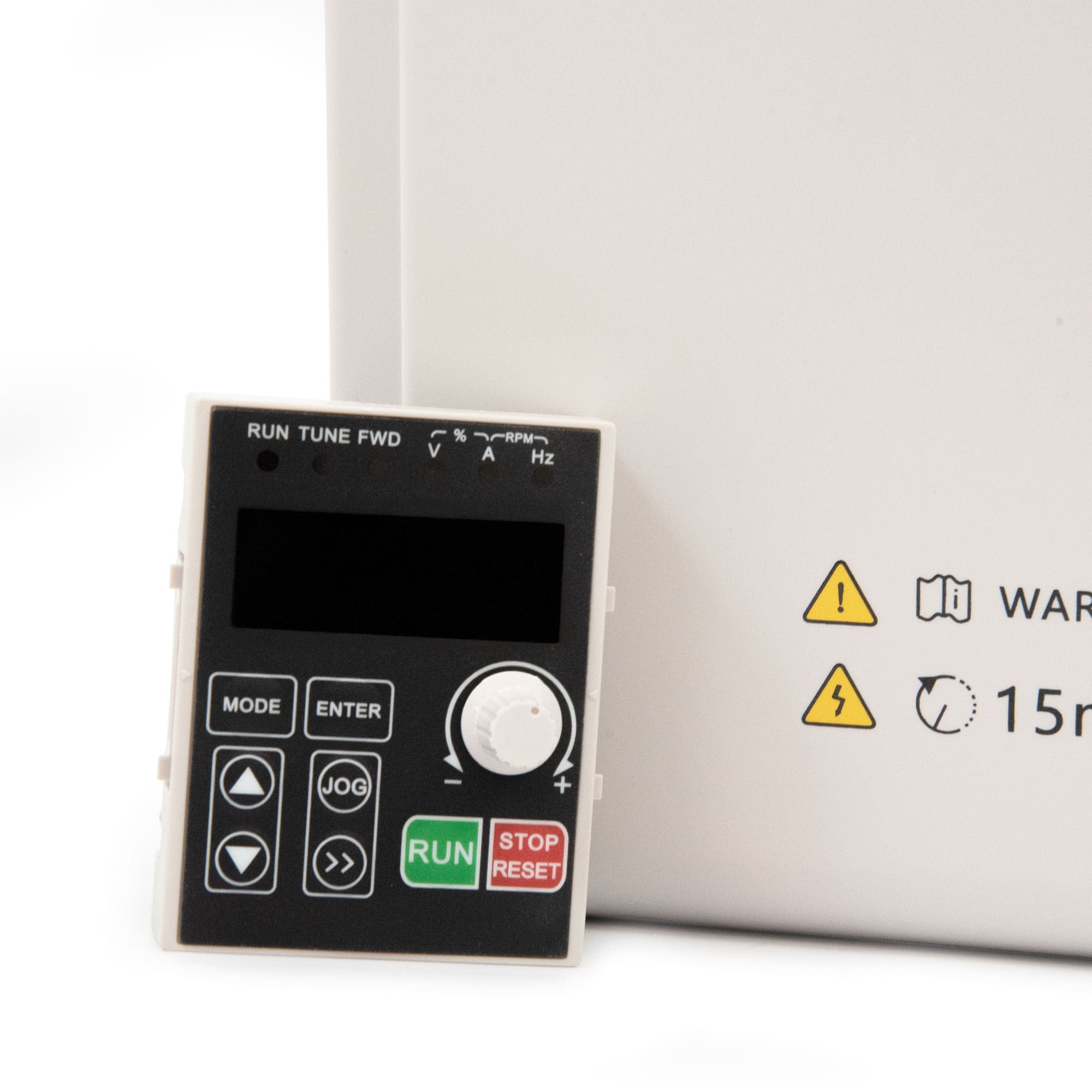 Display digital do Inversor Solar SGV 7,5 CV mostrando a frequência de operação